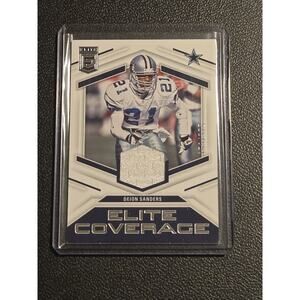 2023 Donruss Elite #12 Deion Sanders Elite Coverage #/375